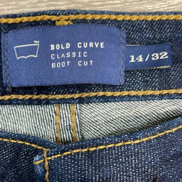 NWOT Levi’s San Francisco Bold Curve Classic Boot Cut Denim Jeans 14M - Picture 12 of 16